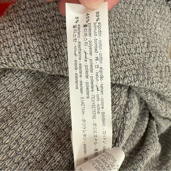 ZARA Pronounced Seam Maxi Dress Women’s Med Grey Stretch Open Back Grunge Gothic - Picture 10 of 11